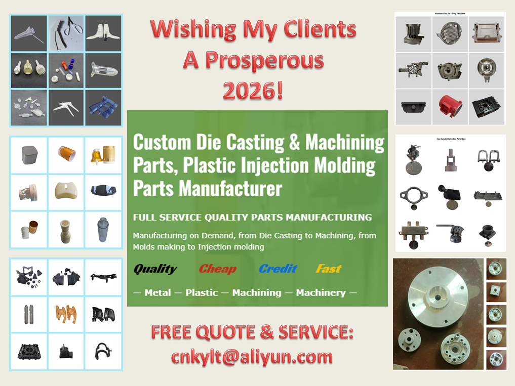 KYLT die casting, plastic injection molding, CNC machining service 2026