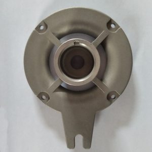machined part with bead blasting